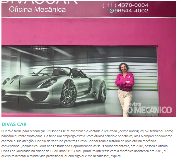 [A mulher avança na mecânica de automóveis]